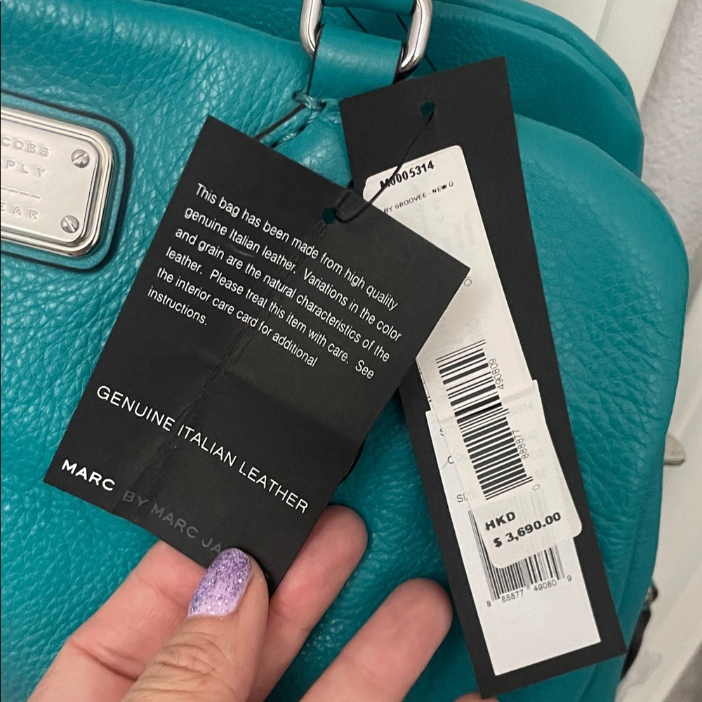 Marc Jacobs Turquoise Satchel NWT - Picture 2 of 6